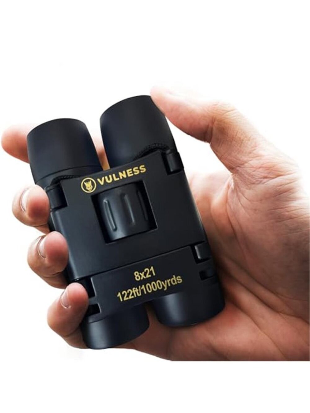 Binoculars for Adults, Small Mini Travel Essentials, 8X21, Black